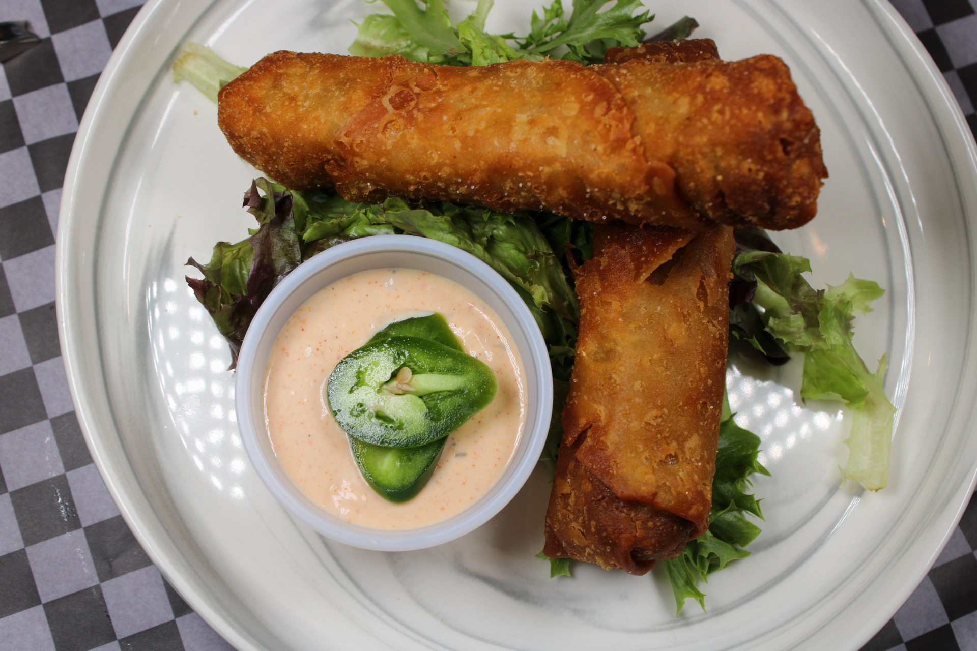 Boudin Eggrolls at Blazin’ Soy