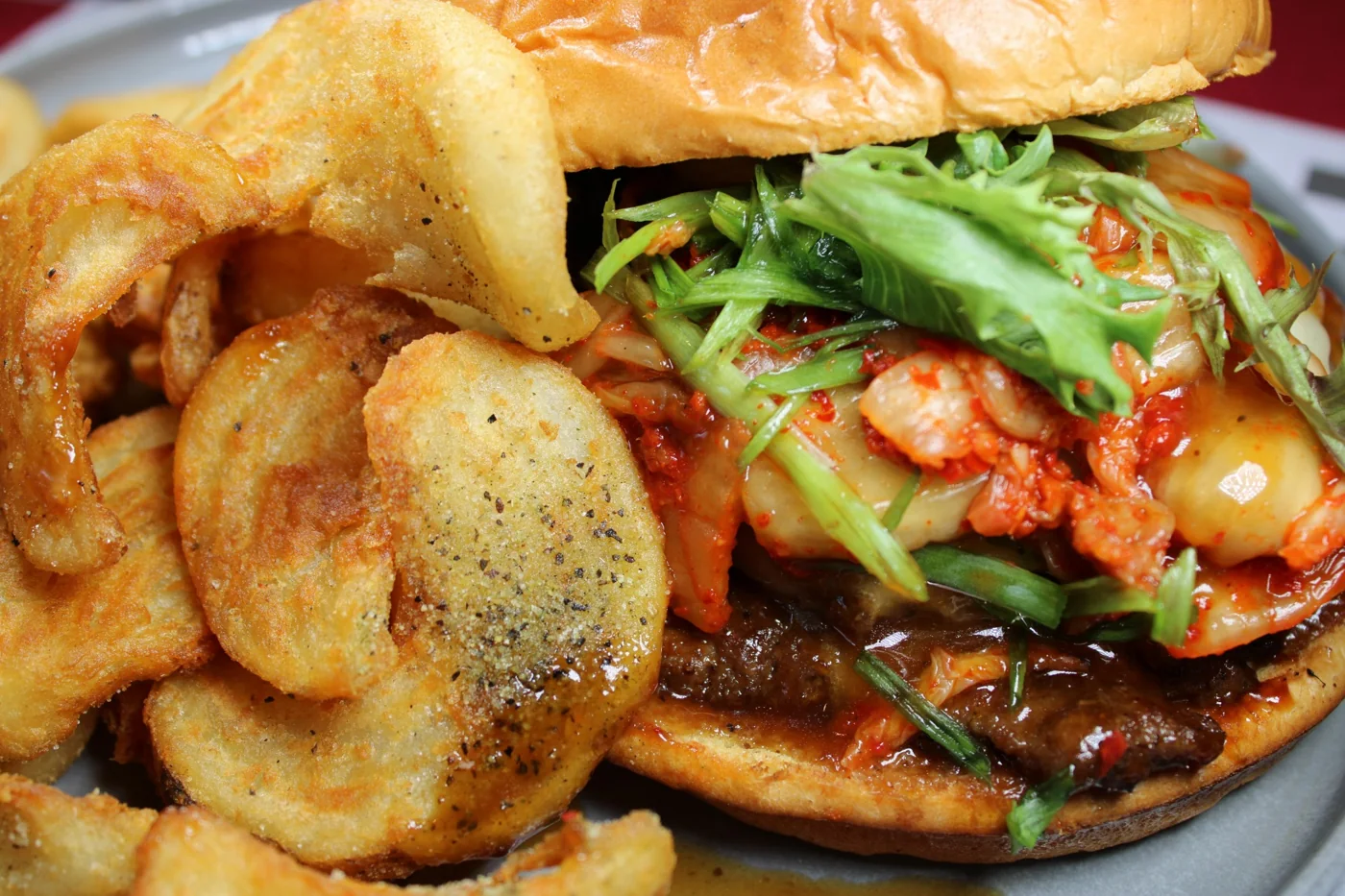Bulgogi Smash Burger at Blazin’ Soy
