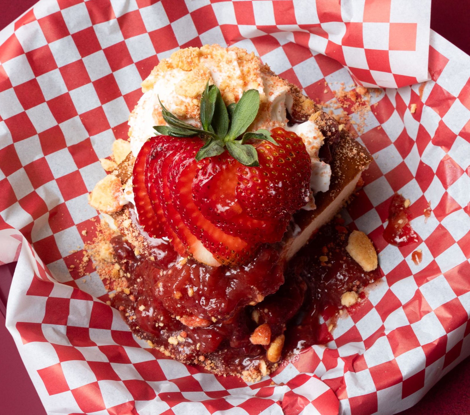 Strawberry Crunch Shortcake at Blazin’ Soy
